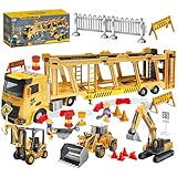 Autotransporter Spielzeug Kinder Baufahrzeuge Kinder groß LKW Fahrzeug 3-8 Jahre Jungen (GLW905)