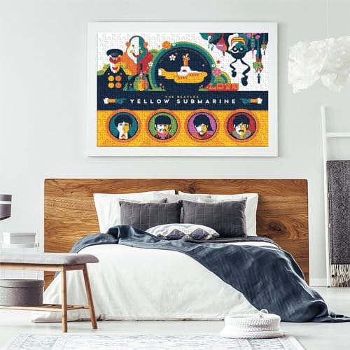 Puzzles 300 pièces Les Beatles Puzzle pour Adultes Puzzles en Bois Excellent Cadeau pour Les Adultes (40x28cm) - Les Beatles, Paul McCartney, John Lennon, RIngo Starr, George Harrison Puzzles 300 pièces Les Beatles Puzzle pour Adultes Puzzles en Bois Excellent Cadeau pour Les Adultes (40x28cm) – Image 8