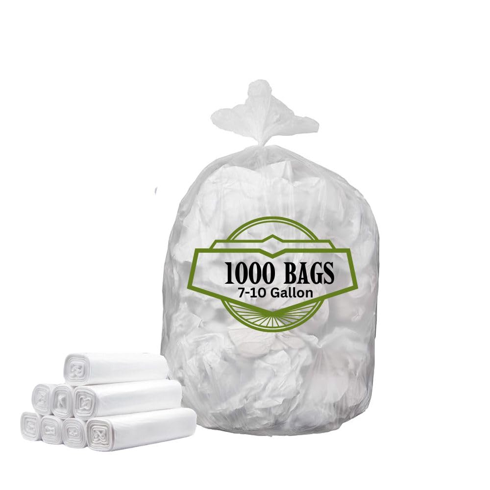 7-10 Gallon Clear Garbage Bag, 24