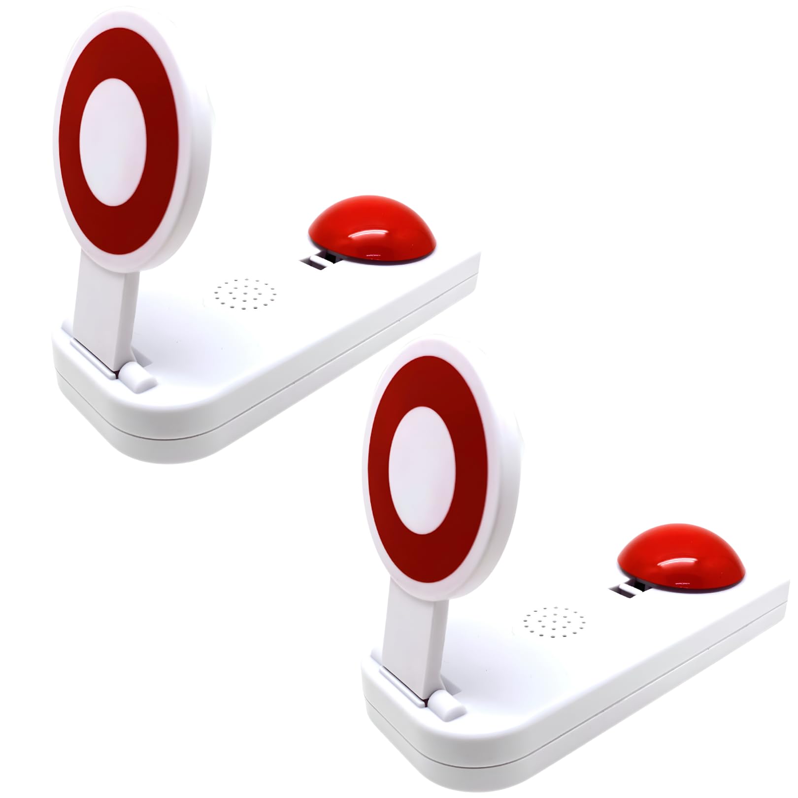 Charmoon Ping Pong Buzzer, Set of 2, Quick Press Buttons, Sound Effects, Game, Answer Quiz and Sound : Toys & Games