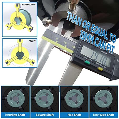 Dongyang Ind. Co., Od. 5.90" Id. 0.75" Ultimate Handwheel, Immediately Useful As A Replacement Part For Your Machine. [Made In Korea] #TOP1