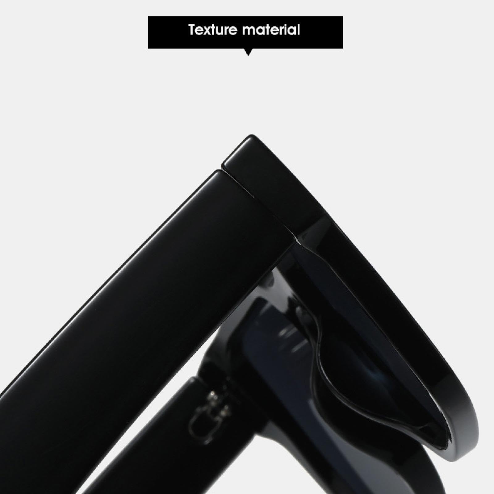 Gafas de sol de gran tamaño para mujer y hombre, populares gafas punk con protección UV400