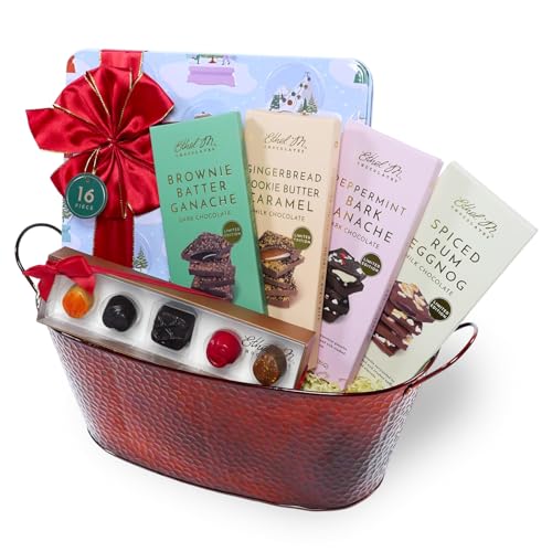 Ethel M Chocolates Christmas Holiday Memories Gourmet Chocolate Gift Basket