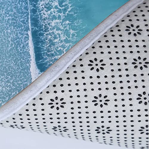 Badematten Set 3D 40x60 Küstenstrand absorbierend 3-teiliges Badezimmerteppich-Set maschinenwaschbare weich badteppich… – Bild 7