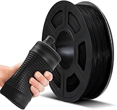 TPU Flexible Filament 1.75mm, JAYO Imprimante 3D Filament TPU Shore 95A, Précision de +/-0,02mm, 0.5KG/500G Bobine, TPU Noir