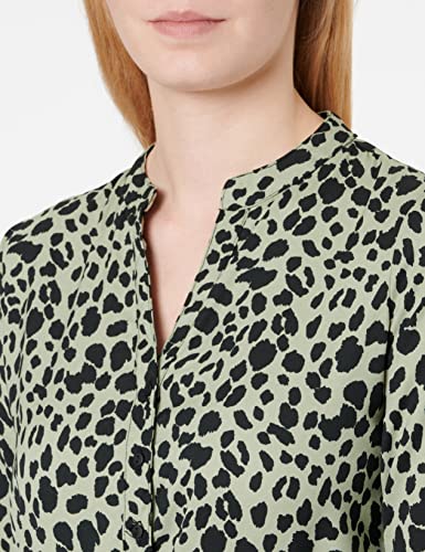 ONLY Damen Onlcory L/S V-Neck Tunic WVN Noos, Grün (Seagrass/Aop:seagrass Animal), XXS – Ansicht 3