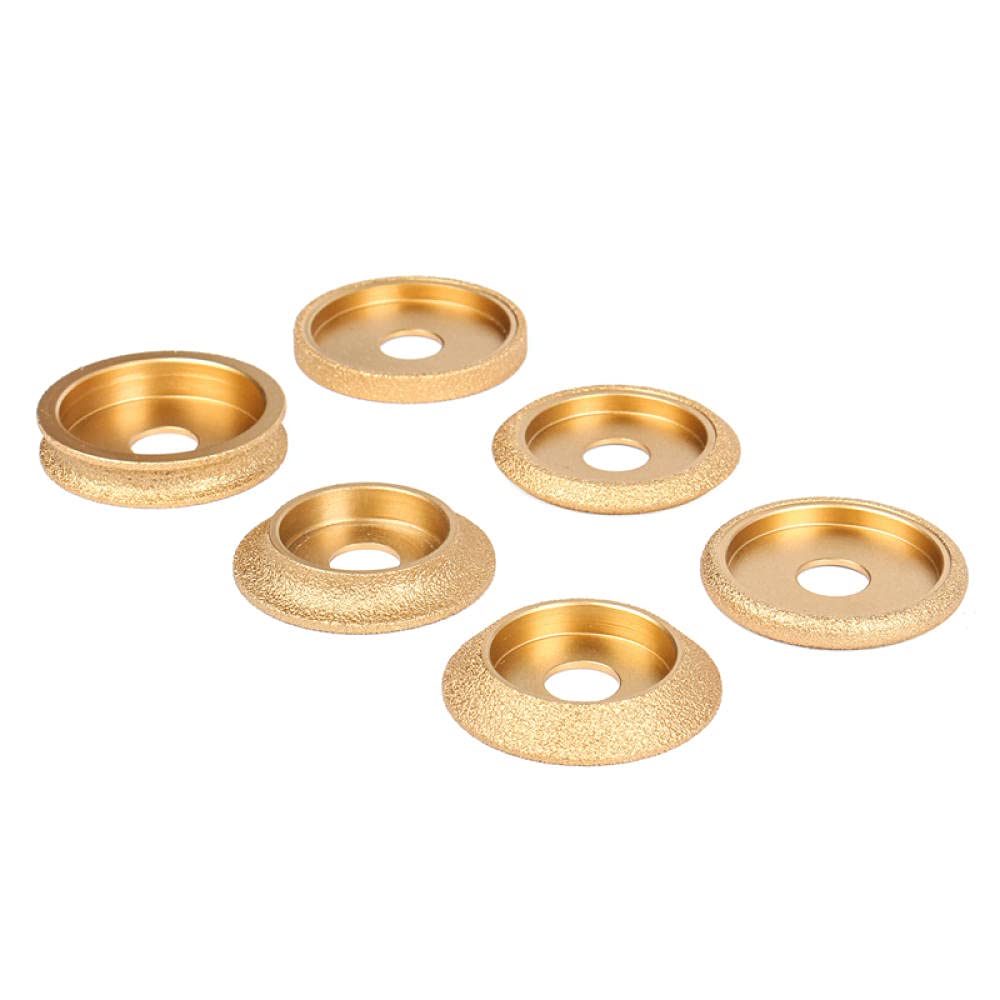Ręcznie szlifowane tarcze, 1 szt. 75 mm 20 60-ziarnista diamentowa tarcza szlifierska z półokrągłym zakończeniem 10 mm/20 do szlifierki kątowej
