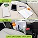 Car Seat Gap Filler organizer with Bonus interior Cleaning Brush- Universal in Between Seat Catcher for Cars,Trucks,SUV- Car Seat Gap Plug storage slot- Custom Seat Gapster- Car Seat Gap Filler Strip