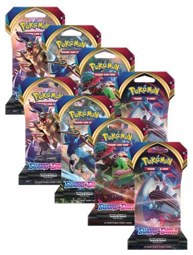 Pokemon TCG Sword and Shield (8) Sleeved Booster Packs