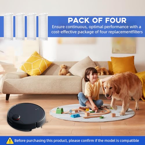 Image of HASTHIP 4Pcs Replacement Filters Compatible with Mi Robot Vacuum-Mop P,Replenishment Kit for Mi Robot Vacuum Cleaner,Replacement Accessories Parts for Mop P - Cleaning Tools