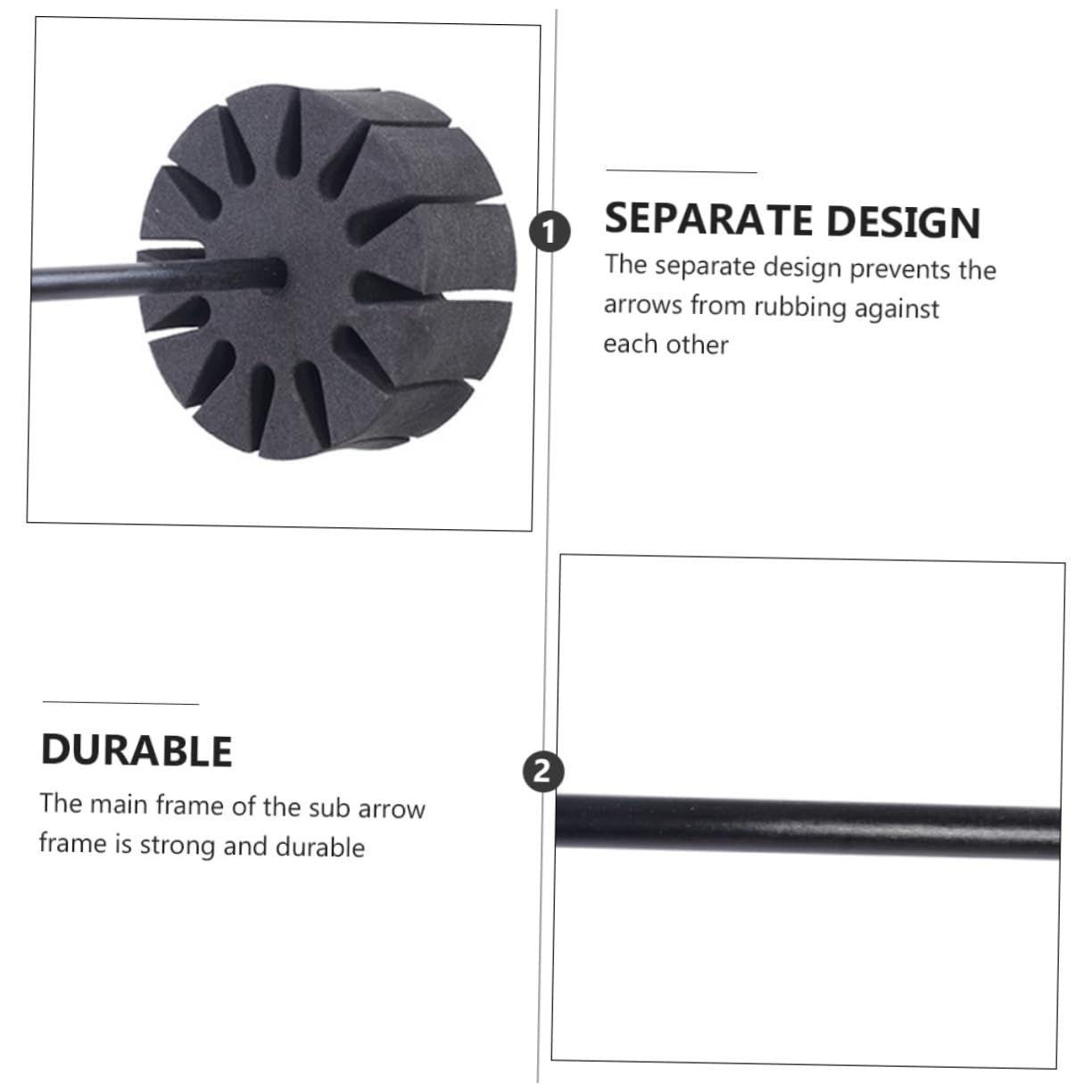 Séparateur De Flèches KOMBIUDA – Support EVA Pour 12 Flèches, Pour Tir à L'arc Et Chasse, 38 Cm