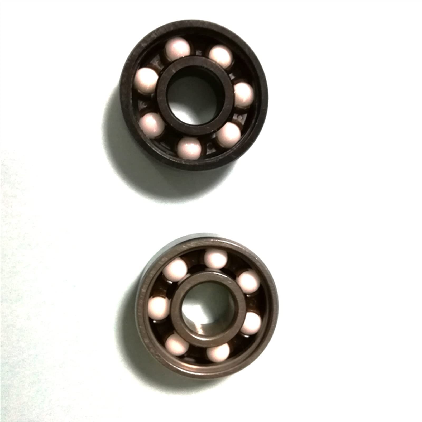 10 Pcs 608RS Boule En Céramique Inline Roller Skate Roulement Roue Roulement Roulement Roulement de Roue de Skateboard 608 RS 8x22x7mm Arbre(Argent)