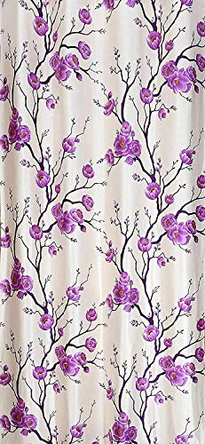 Image of Set of 2 Window Curtains-5 Feet, Purple