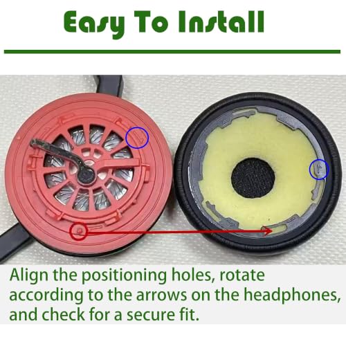 PRO 920 Earpads Replacement Ear Cushions Compatible with Jabra HSC040W Evolve 75/75+ / 75 UC / 75 MS Headphones Earcups Parts miniatura 4