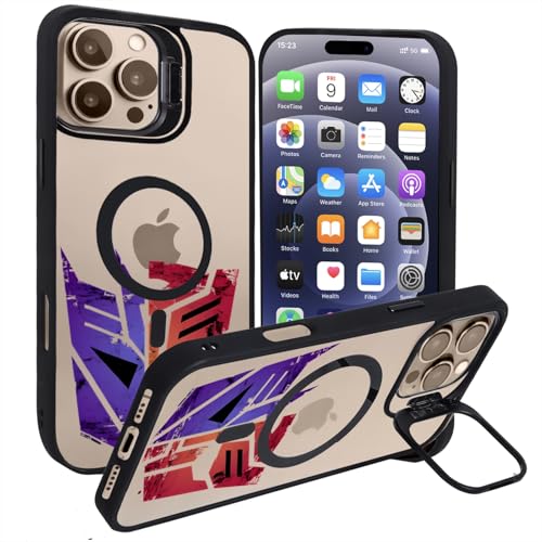 ネオ ジオンガンダム iPhone 16/15/14/13/12/11ケース スマホケース 対応 クリア アイフォン16/15/14/13/12/11 携帯電話ケース 透明 レンズスタンド付き スタンド機能 レンズカバー付き PC背面+TPUバンパー おし