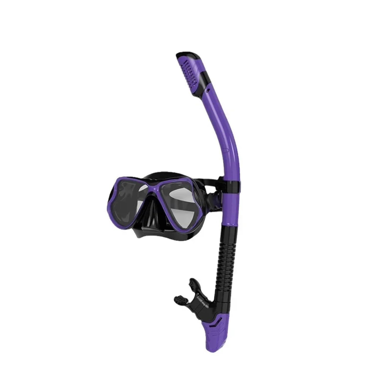 Maschera Subacquea Set di Occhiali da Sub Set Professionale per Lo Snorkeling Maschera da Sub in Silicone con Montatura Grande Snorkel Completamente Asciutto Maschera da Snorkeling(Green,L/XL)