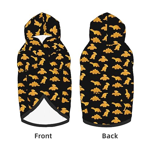 Disfraz para perro Dinosaurio Sudadera con capucha grande miniatura 6