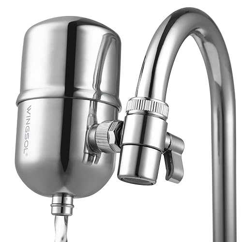 WINGSOL Filtro de grifo para mejorar el sabor filtro multietapa de acero inoxidable 304 NSFANSI 42 filtraciĂłn de 200 galones de 1 m que reduce los WINGSOL Filtro de grifo para mejorar el sabor filtro multietapa de acero inoxidable 304 NSFANSI 42 filtraciĂłn de 200 galones de 1 m que reduce los