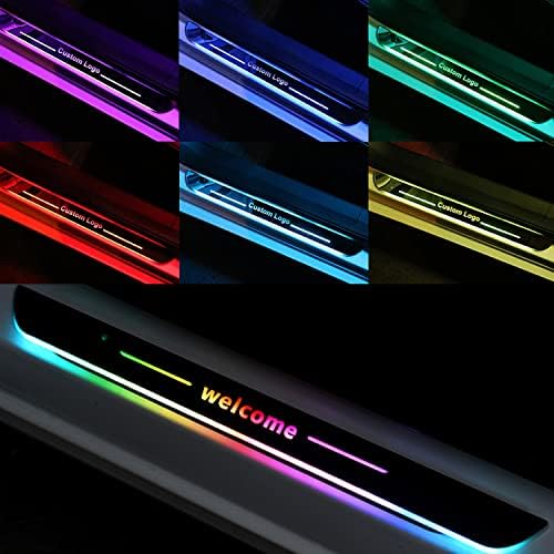 4pcs Car Door Sills Led with Custom Logo Or Text