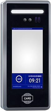 Clock in and Out Machine for Employees 5Inch Outdoor Dynamic Face Time Attendance Facial Access Control System Cloud Supported Free Software MD18 Fingerprint Cards