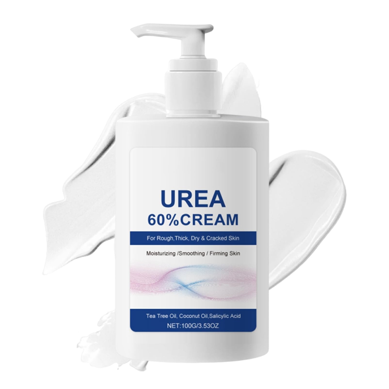 60% Urea Creme - Hornhautentferner Creme, Urea Fußcreme für Rissige und Trockene Haut - Feuchtigkeit Fusscreme für Hände und Fusspflege, Harnstoffcreme - Maximaler Stärke Anti Hornhaut Cremes (100g)