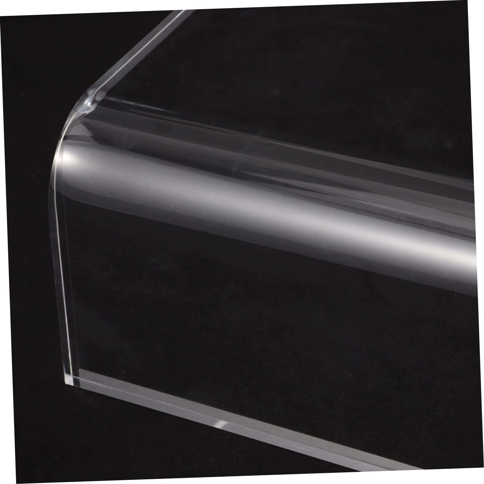 Luxshiny Copertura Trasparente per Tastiera in Acrilico Supporto Rimovibile, Protezione Anti-gatto e Sollevamento Ergonomico per Computer
