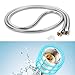 WANGXCQ Shower Extension 200cm Head Stainless Steel Hose Flexible Durability Winding Tube Bathroom Accessories Plumbing Bath Tools