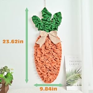 Easter Carrot Decor, Carrot Wreath, Easter Wall Decorations, Ideal Outdoor Easter Decor for Porch and Stunning Easter Wall Decorations Easter Carrot Decor Carrot Wreath Easter Wall Decorations Ideal Outdoor Easter Decor for Porch and Stunning Easter Wall Decorations