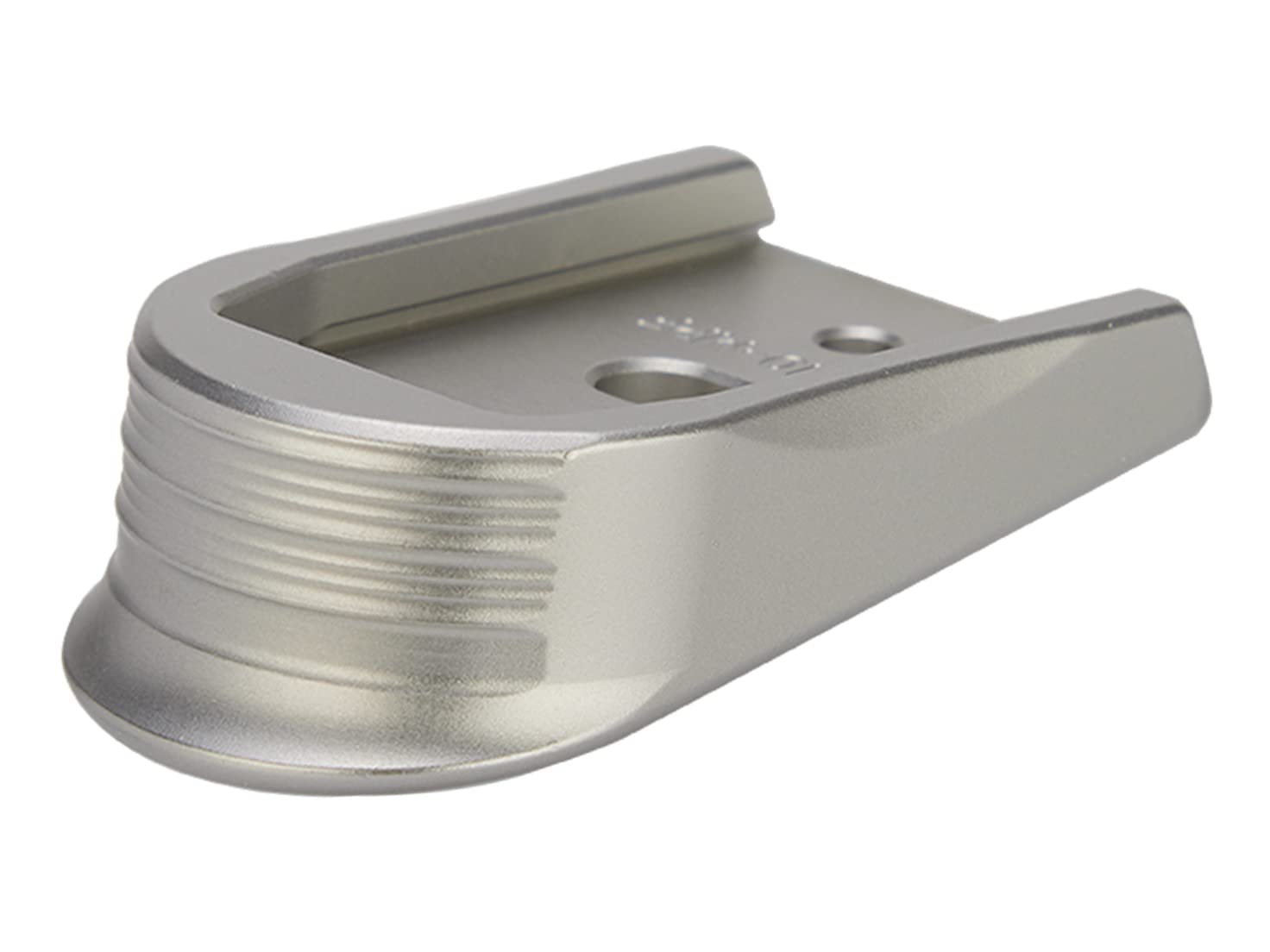 NDZ Performance Magazine Base Plate Finger Extension for CZ P10 S, SC, C, F – Fits 9mm 10 Rd Magazines – Anodized Aluminum – Laser Engraved – Made in USA, Silver, US Flag