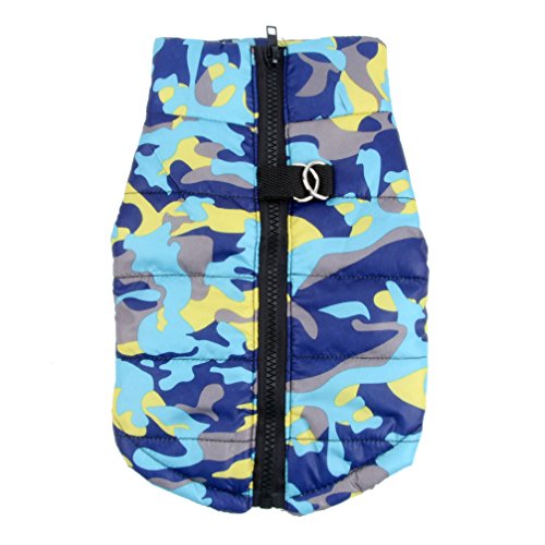 Ranphy Small Dog Camo Puffer Jacket with D-Ring and Zip - Image 4