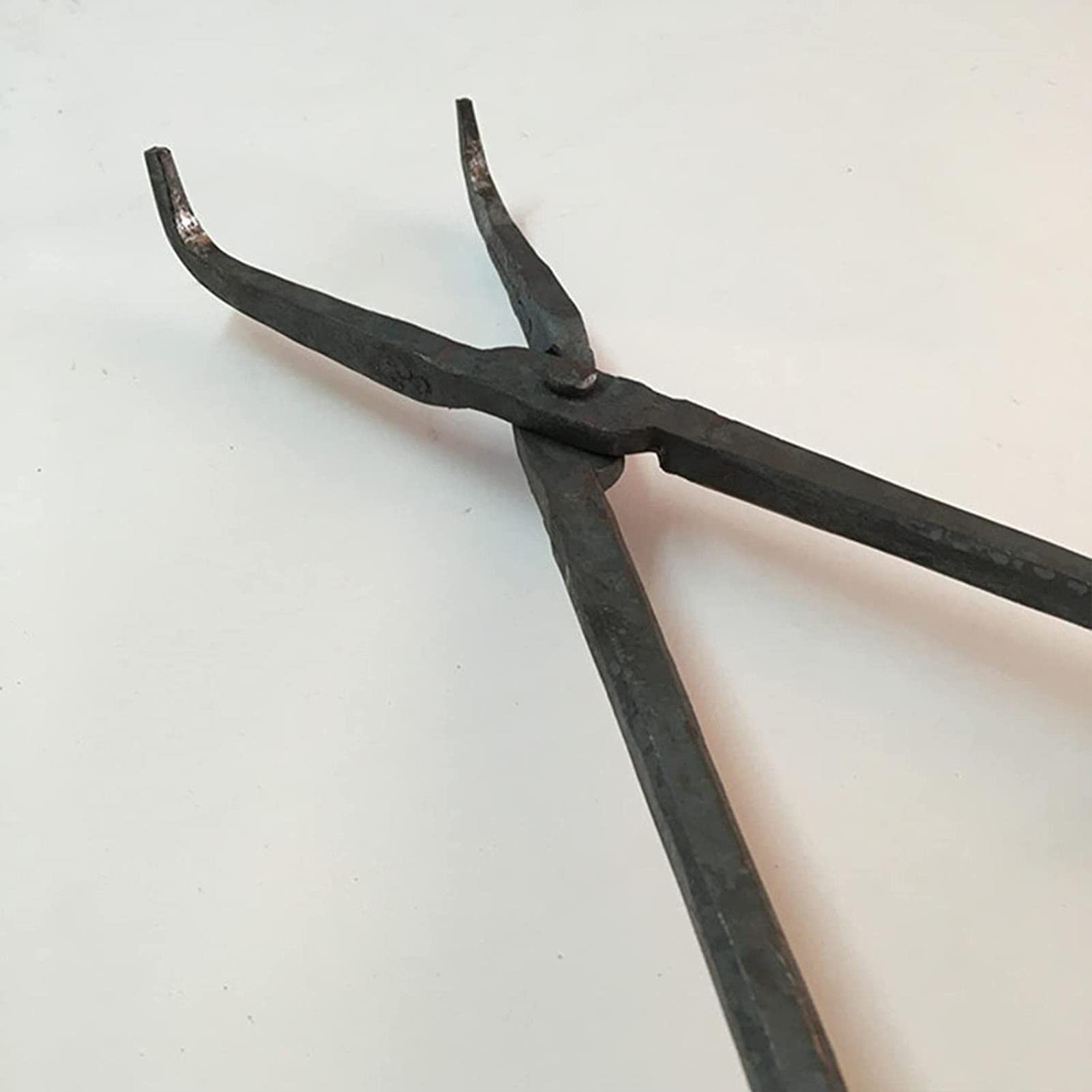 Tenazas de herrero,Tenaza de forja Tonga de herrero 460 mm Longitud de herrero for cuchillo de yunque que fabricaba pinzas curvas de 7 forma de herrero for el ingeniero Forja de herrero
