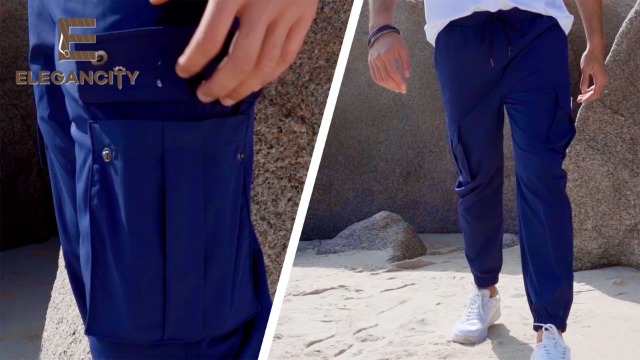 Cargohose Herren Loose Fit | Bequeme Freizeithose Mit Taschen Straight Bein