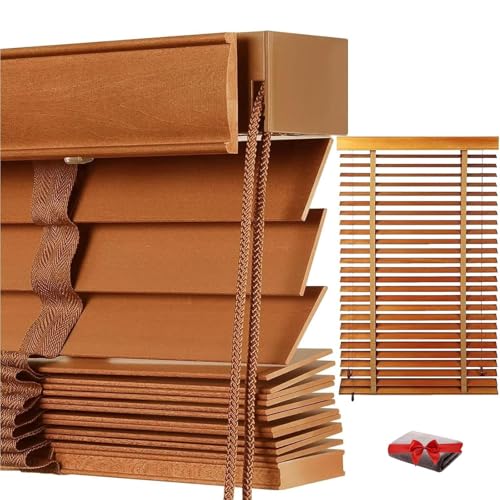 2 in Slats Window Blinds Faux Wood Blinds for Indoor...
