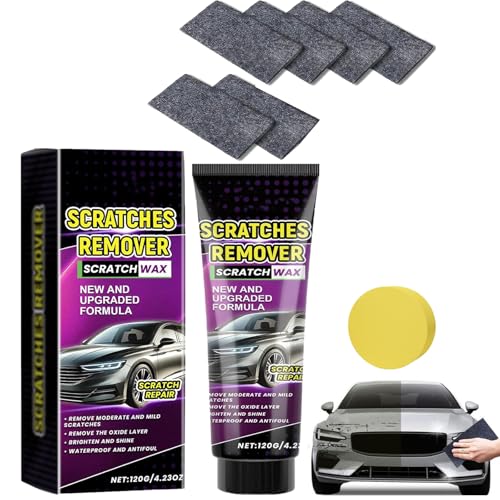 Reparador Arañazos Coche,Nuevo Car Scratch Repair Paste Polishing Wax, Pasta Reparación Arañazos Coche, Cars Scratch Repair Kit, Adecuado para Varios Tipos de Coches y Colores