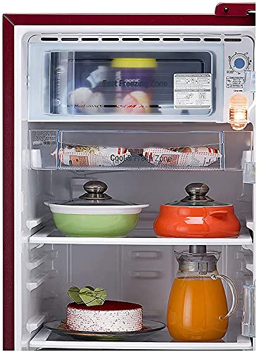Image of LG 190 L 4 Star Inverter Direct-Cool Single Door Refrigerator (GL-D201ARGY, Ruby Glow, Base Stand with drawer)