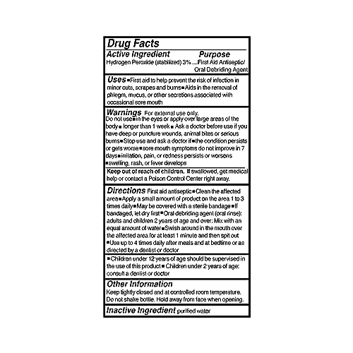 McKesson Hydrogen Peroxide 3%, Topical Solution USP, 16 oz, 1 ct - image 8