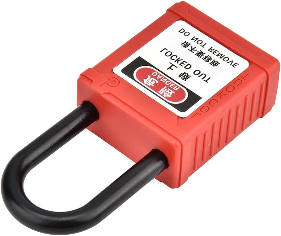 Ubervia® Isolation Lock, Exquisite Workmanship Superior Performance Metal Padlock Professional Design for Engineering