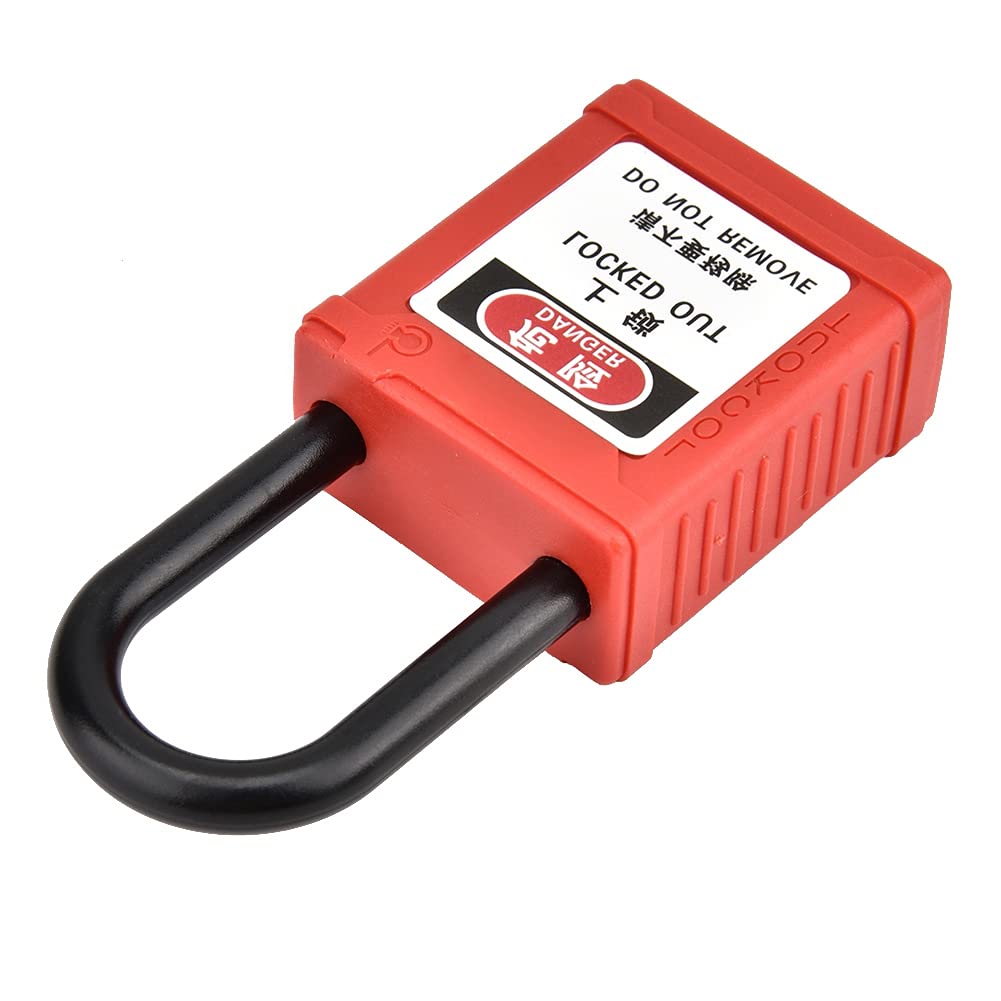 Ubervia® Isolation Lock, Exquisite Workmanship Superior Performance Metal Padlock Professional Design for Engineering