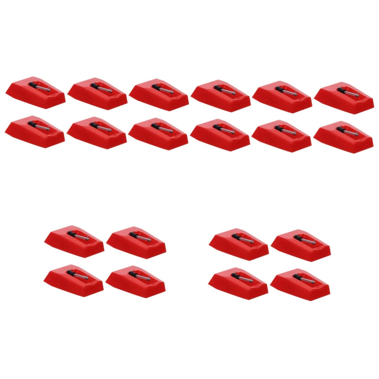 BESTonZON 20pezzi Puntine Di Ricambio Per Giradischi Da Aghi Stilo Per Fonografi e Dischi Vinile Facile Installazione e Portatili Compatibili Con Maggior Dei Modelli