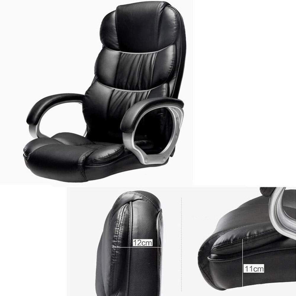 Krzesło biurowe Krzesło biurowe Cozy-Office z wysokim oparciem Krzesło wykonawcze obrotowe 360 ​​stopni Ergonomiczny podłokietnik Mechanizm pochylenia o regulowanej wysokości Krzesło biurowe Krzesła