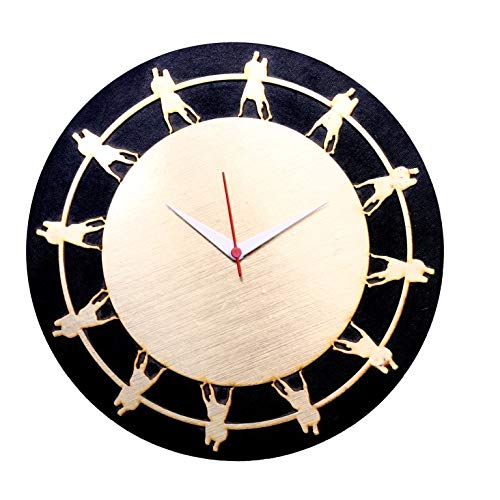 Modern Designer & Unique Wooden Look Wall Clock | Wall Clocks for Bedroom | Wall Clock for Living Room | Designer Wooden Treebird Clocks for Home (CLKSTY17)
