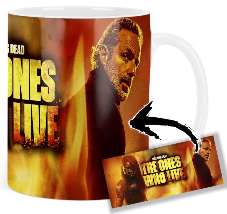 The Walking Dead The Ones Who Live Andrew Lincoln Danai Gurira Rick Grimes Michonne Tasse Ceramique Mug