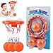 YAAVAAW Juguetes de baño-Canasta Baloncesto Infantil Bañera, y 3 Bolas,Playset para Little Baby Bath Toys Juego Creativo de tiros de bañera, Regalo de Juguetes de baño para niños y niños pequeños