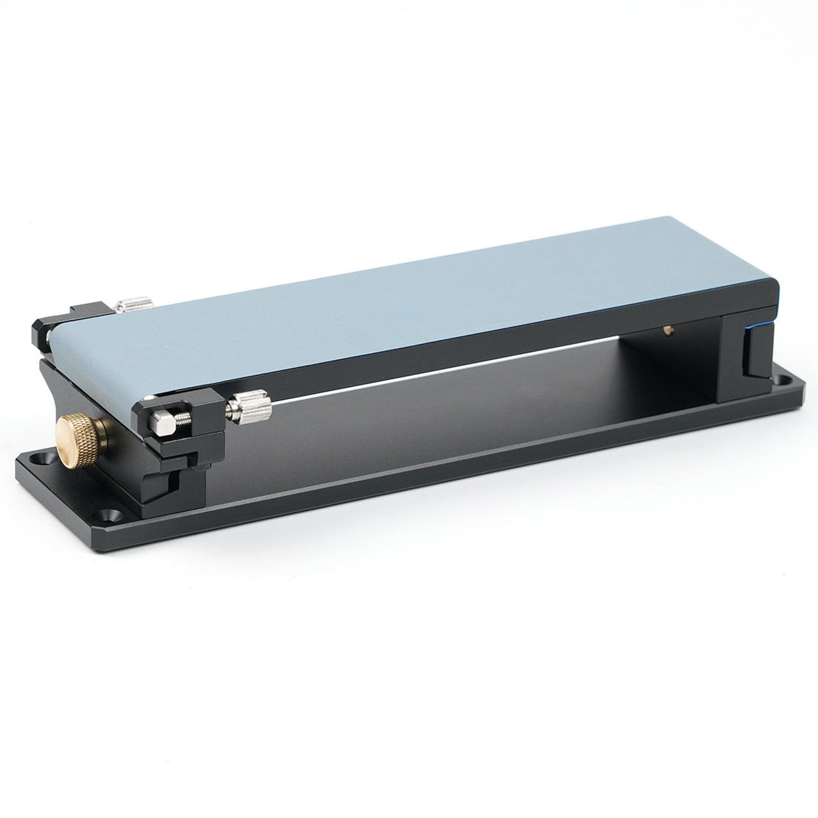XCSCUK Aluminum Alloy Sandpaper Holder, DIY Leather Knife Sharpener,Abrasive Paper Sander Grinder,Abrasive Paper Fixture,for Woodworkers