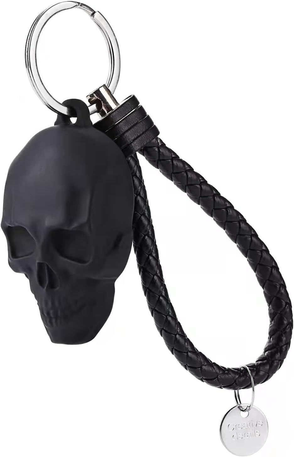 keychain accessories-cute keychain,skull key chains for men，Sunflower Key Ring for Women,Key Chain Gift for Friends