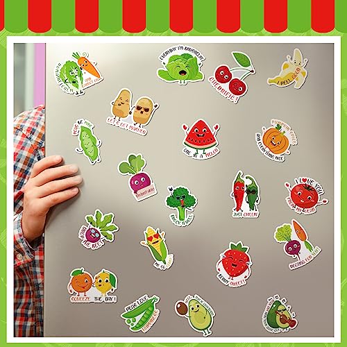 Imanes decorativos frutas y verduras set 24 pcs miniatura 6