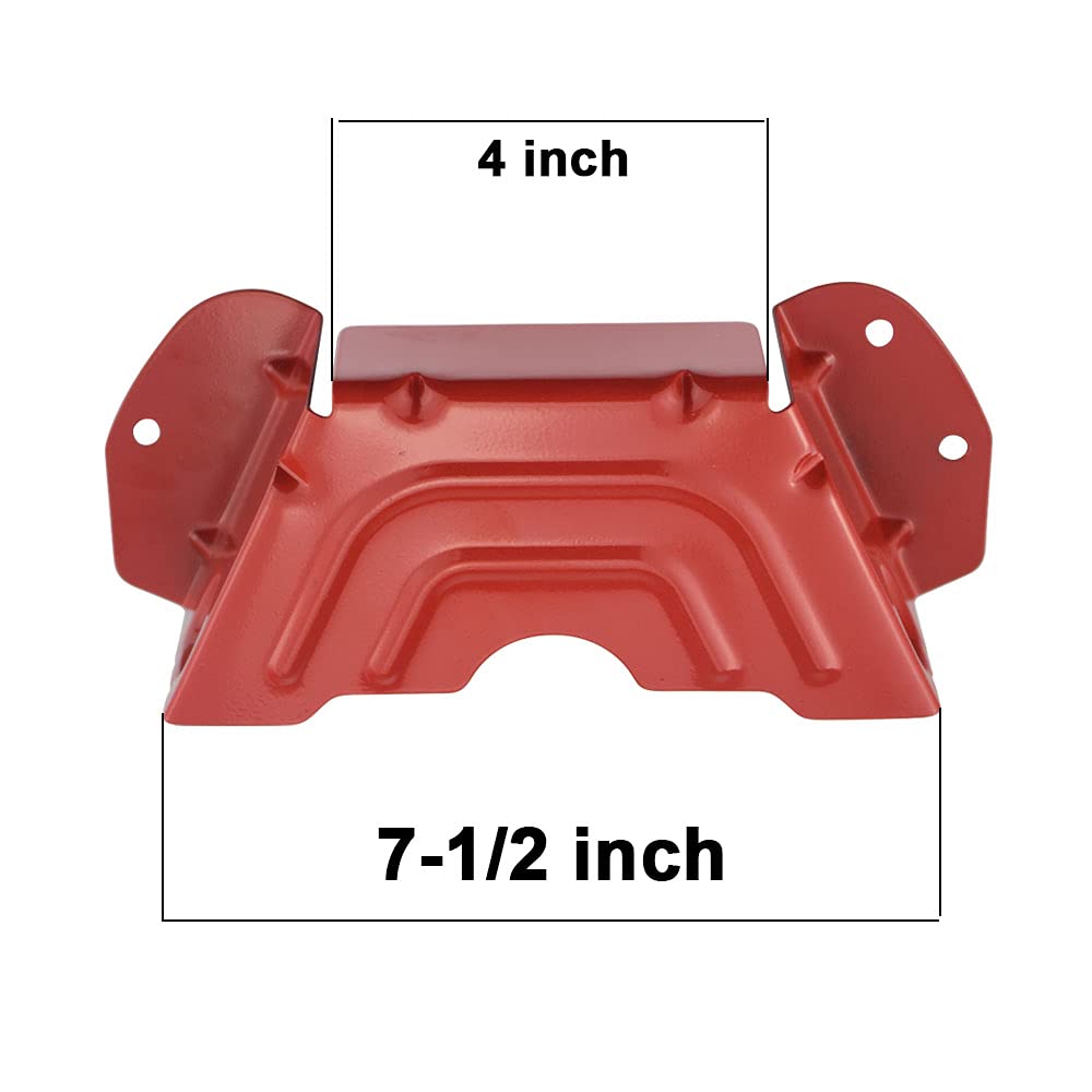 SnowBear Red Deck Belt Cover 42/46" Compatible with Mower MTD Columbia Part 783-06424A-0638 (2) - Image 4
