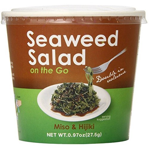 Japanese Delight Seaweed Salad On The Go, Miso & Hijiki, 0.97 Ounce (Pack of 6)