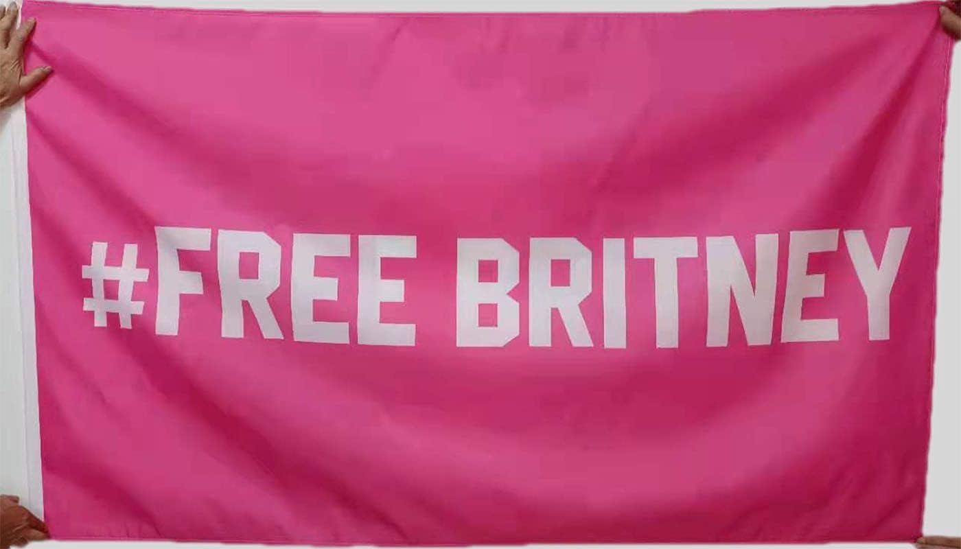 Free Britney Flag Outdoor Indoor Double Side Print Outdoor Flags & Banners Sign : Patio, Lawn & Garden