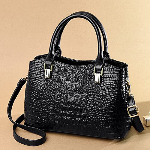 Bolso Satchel de Cuero con Asa y Correa para Mujer miniatura 3